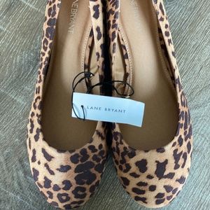 Lane Bryant Leopard Print Flats